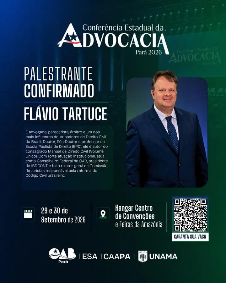 Palestrante confirmado: Flávio Tartuce