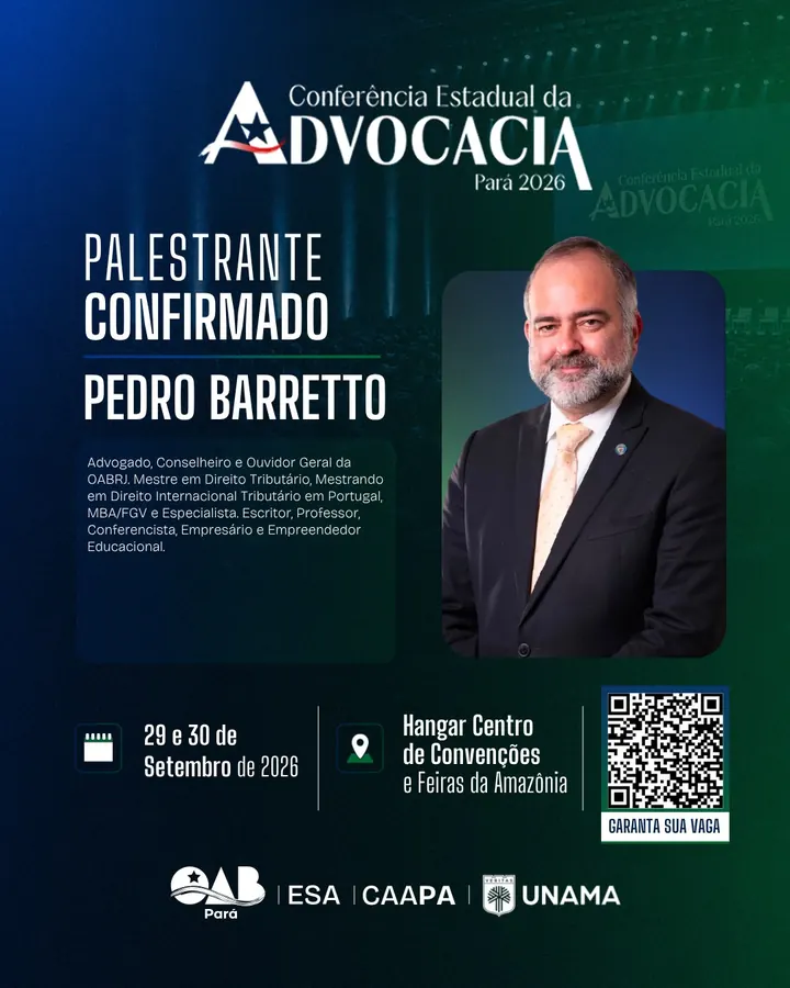 Palestrante confirmado: Pedro Barretto