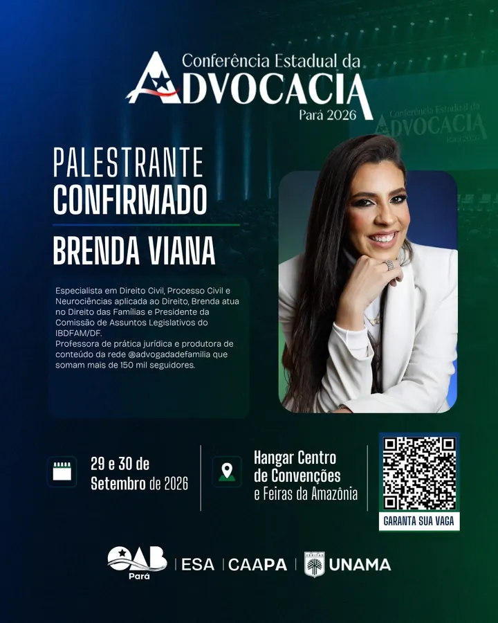 Palestrante confirmado: Brenda Viana
